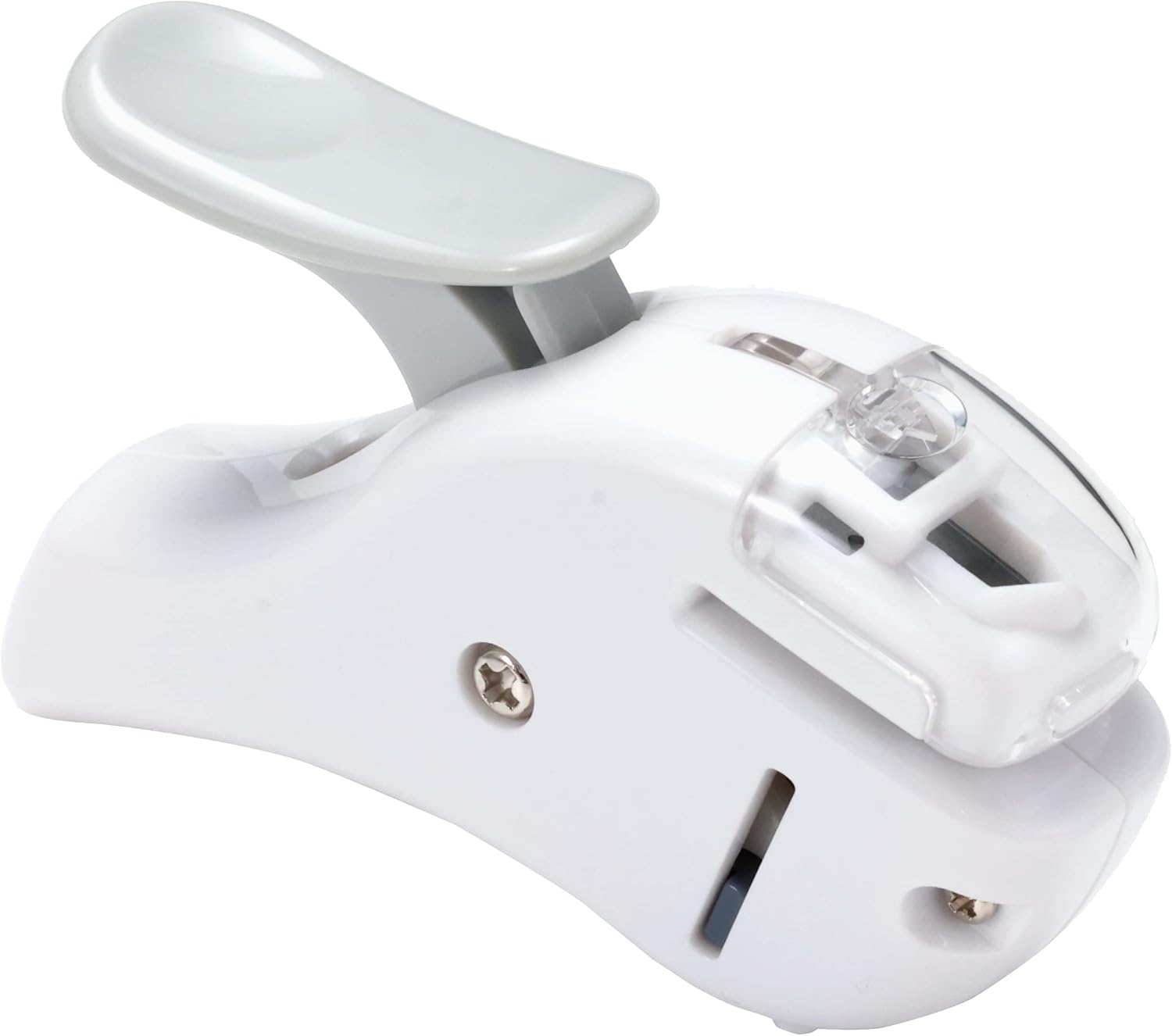 Kokuyo Harinacs Stapleless Stapler, Compact Alpha, Up to 5 Sheets Binding, White, Japan Import (SLN-MSH305W)