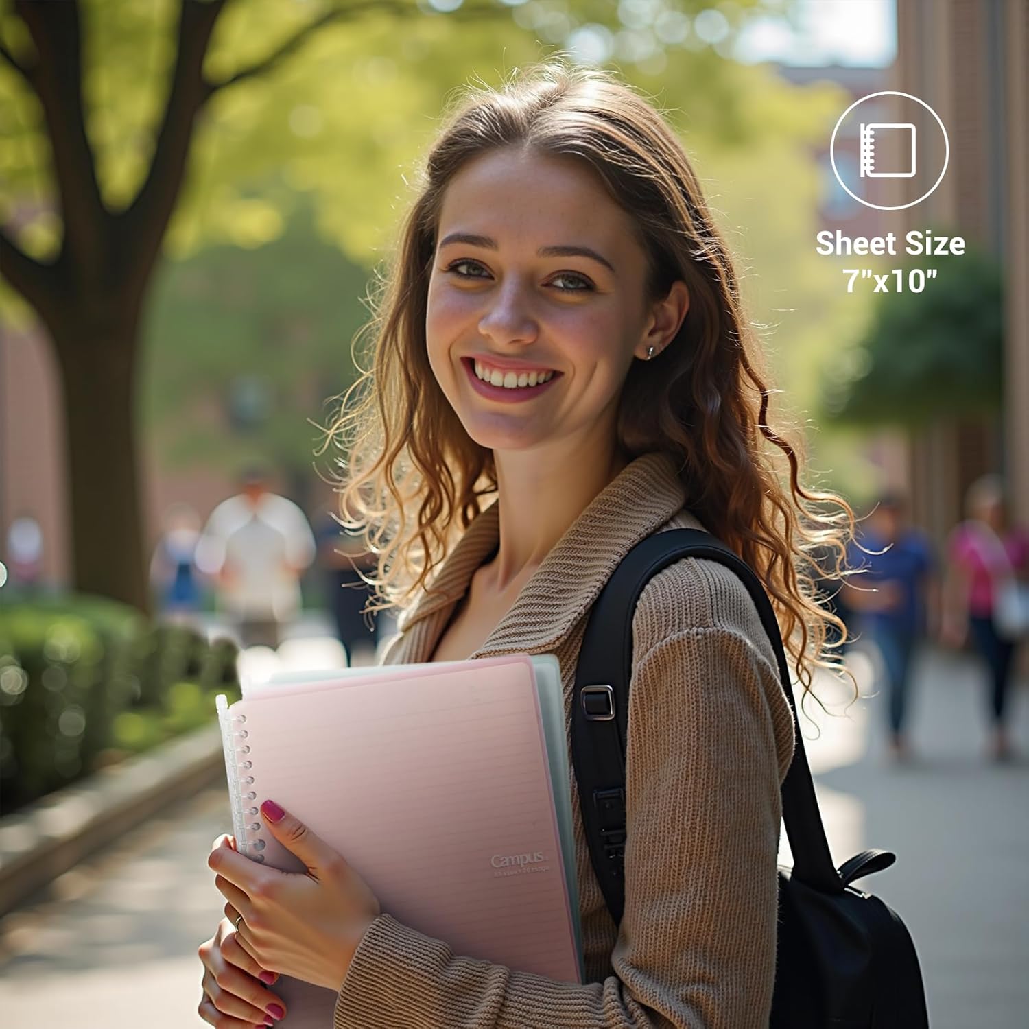 Kokuyo Campus Smart Ring Binders 3 Pack, B5 Notebook Binder +100 Sheet Refiller Paper, 25 Sheet Capacity, 26 Rings, Light Color, Perfect for Work, Study & Journal, Japan Import