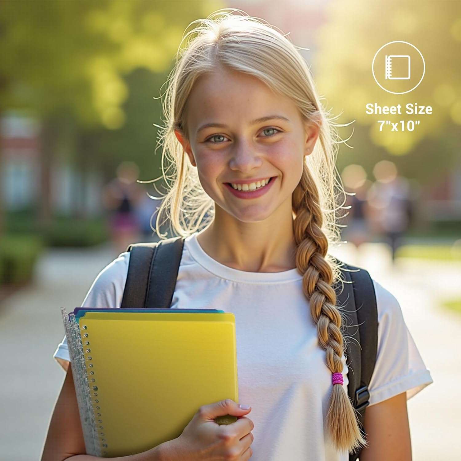 Kokuyo Campus Smart Ring Binders 3 Pack, B5 Notebook Binder +100 Sheet Refiller Paper, 25 Sheet Capacity, 26 Rings, Lemon Mix, Perfect for Work, Study & Journal, Japan Import