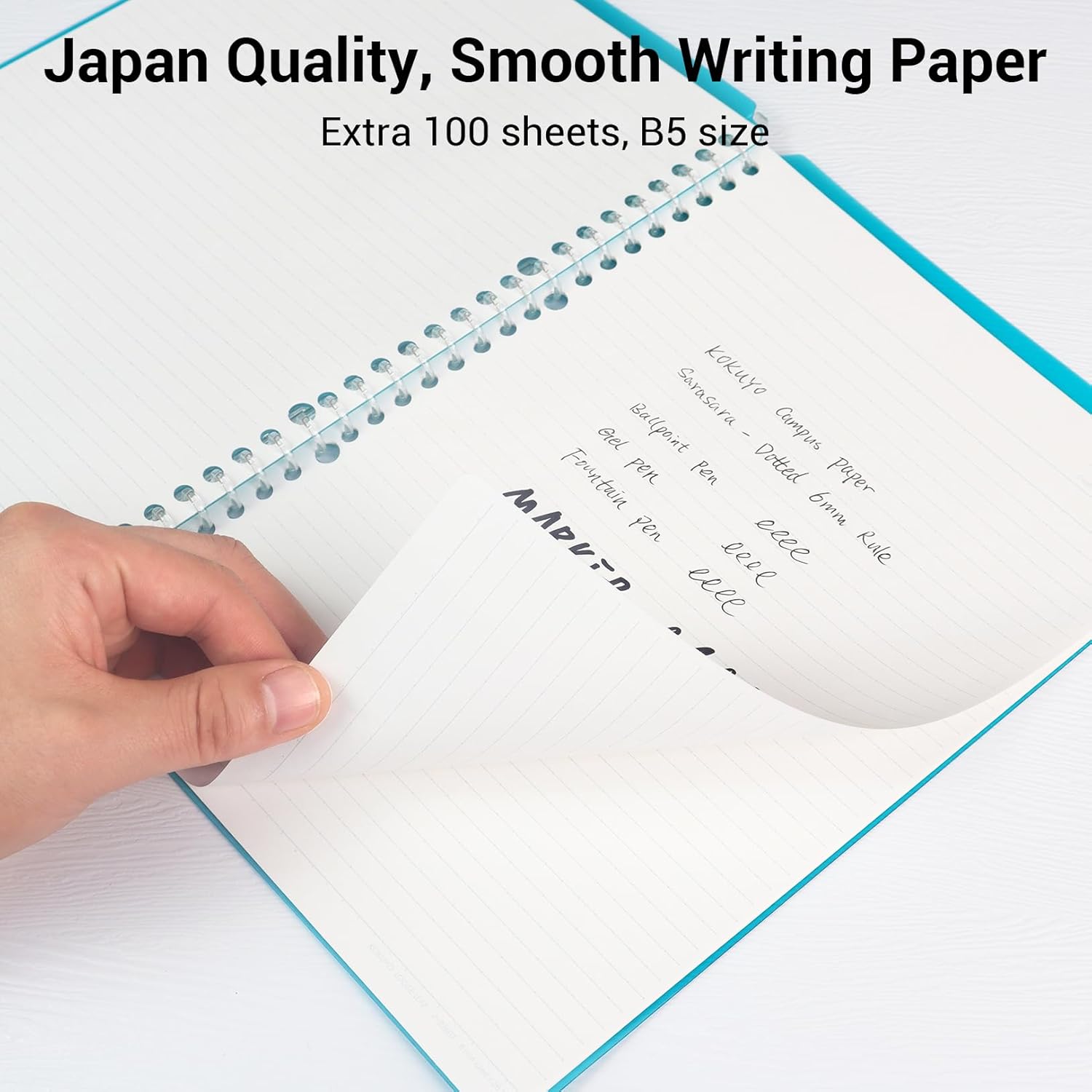Kokuyo Campus Smart Ring Binders 3 Pack, B5 Notebook Binder +100 Sheet Refiller Paper, 25 Sheet Capacity, 26 Rings, Lemon Mix, Perfect for Work, Study & Journal, Japan Import