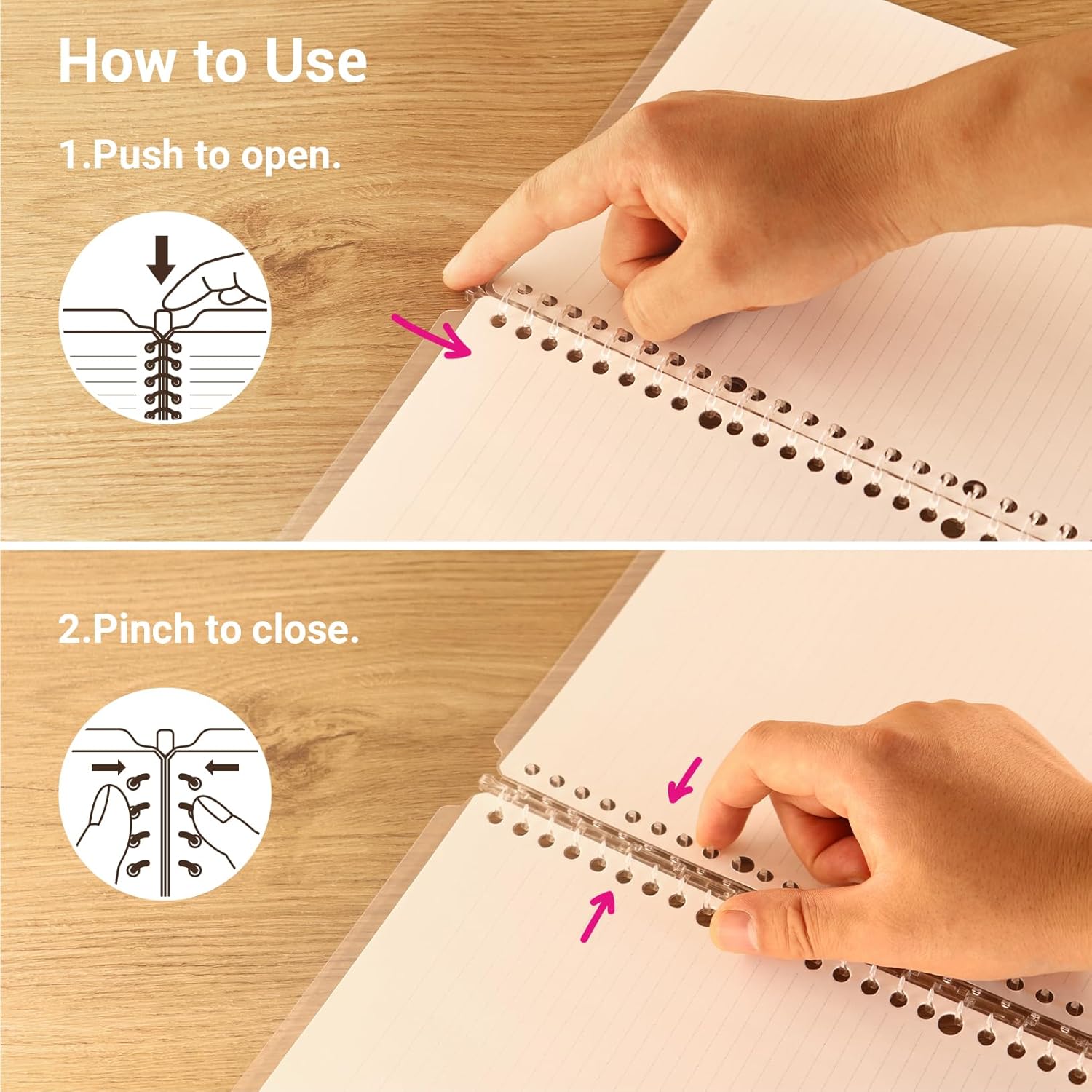 Kokuyo Campus Smart Ring Binders 3 Pack, B5 Notebook Binder +100 Sheet Refiller Paper, 25 Sheet Capacity, 26 Rings, Lemon Mix, Perfect for Work, Study & Journal, Japan Import
