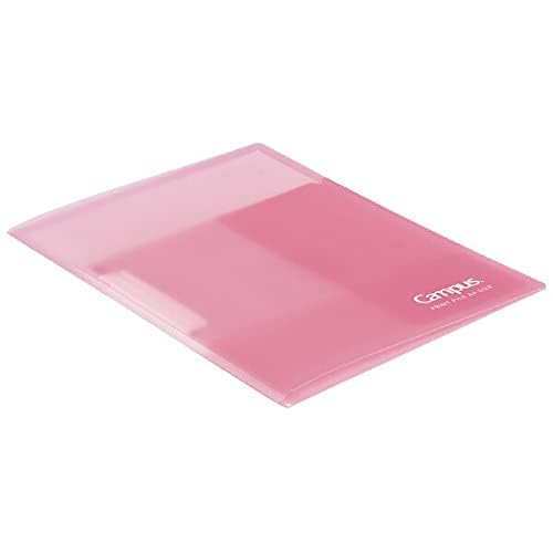Kokuyo Campus Easy to Review Print File, Clip Folder, File Folder, A4, Pink, Japan Import (FU-CE755P)
