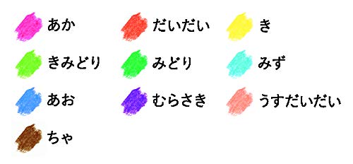 KOKUYO (コクヨ Highlighter Crayons, 10 Colors, KE-AC30