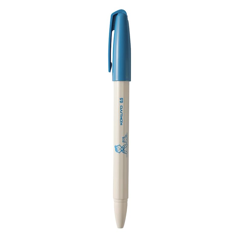 KOKUYO Noritake Gel Pens, 3 Pack 0.5mm Fine Point Black Ink, Retractable Smooth Quick-Dry Writing Pens for School, Office & Study, Cup Barrel