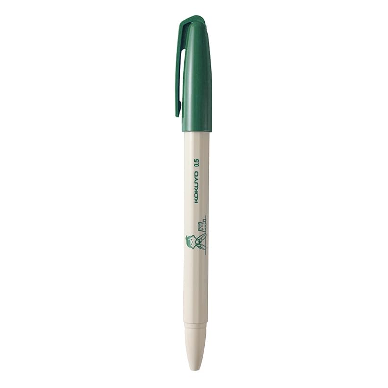 KOKUYO Noritake Gel Pens, 3 Pack 0.5mm Fine Point Black Ink, Retractable Smooth Quick-Dry Writing Pens for School, Office & Study, Cup Barrel