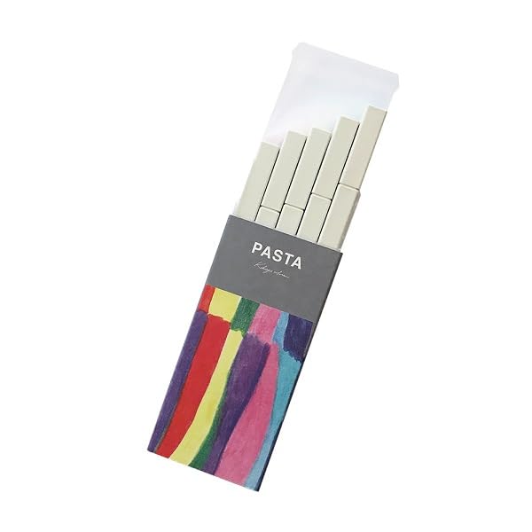 Kukoyo Pasta Paint Sticks For Kids, Mess Free 5 Colors Drawing Markers, Retractable Crayon Highlighter, Non-toxic, Tempera Draw Sticks for Kids and Students. Japan Import (KE-SP15-5)
