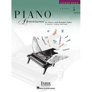 Faber Piano Adventures Level 5 Set (4 Books) - Lesson, Theory, Performance, Popular Repertoire