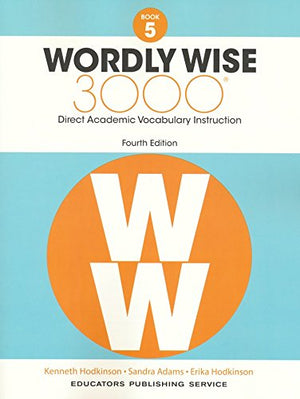 Wordly Wise 3000 Fourth Edition Student Edition + Answer Key Set Grade 5