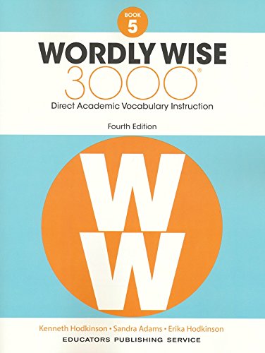 Wordly Wise 3000 Fourth Edition Student Edition + Answer Key Set Grade 5