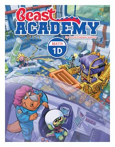 Beast Academy Grade 1 Math Guide and Practice (Combined Volume) Complete 4 Books Set - Math 1A, Math 1B, Math 1C, Math 1D