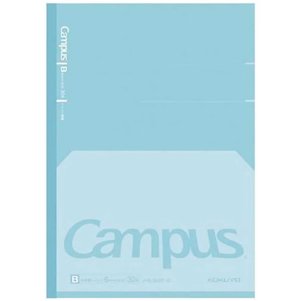 KOKUYO Composition Notebook, 7 x 10 inch Kimochii Lined Notebook, 30 Sheets 6mm Dot Ruled Paper, 1 Pack Green B5 Notebook for School and Work, School Supplies Comp Book for Note Taking, Japan Import