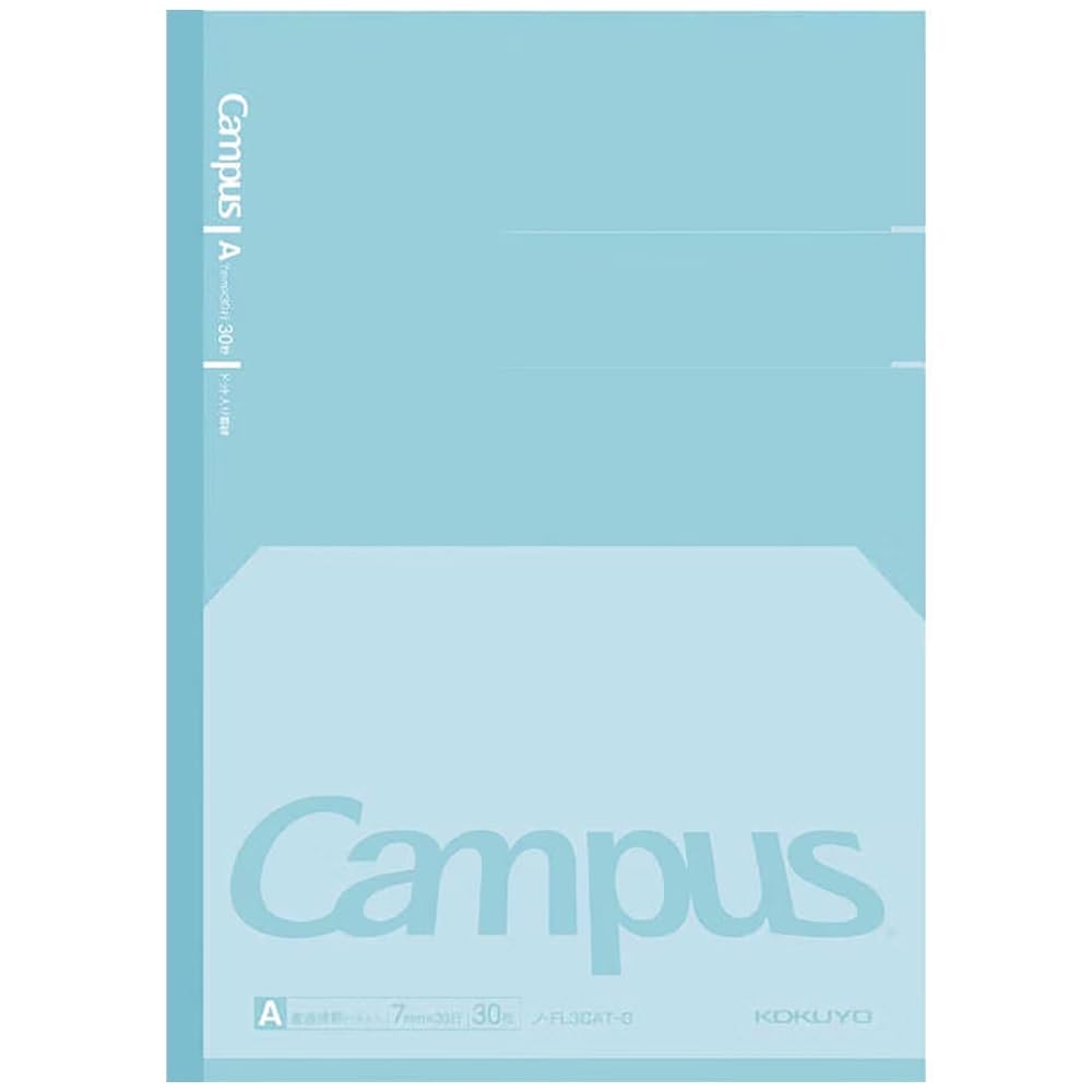 KOKUYO Composition Notebook, 7" x 10" Kimochii Dot Lined Notebook, 30 Sheets College Ruled Paper, 1 Pack Green B5 Notebook for School and Work, School Supplies Comp Book for Note Taking,Japan Import