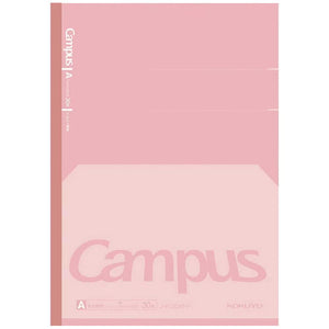 KOKUYO Composition Notebook, 7" x 10" Kimochii Dot Lined Notebook, 30 Sheets College Ruled Paper, 1 Pack Pink B5 Notebook for School and Work, School Supplies Comp Book for Note Taking, Japan Import