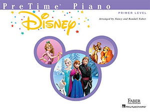 Faber Piano Adventures Piano Disney Books Set (4 Books) - Primer Level, Level 1, Level 2A, Level 2B