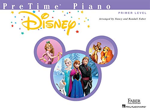 Faber Piano Adventures Piano Disney Books Set (4 Books) - Primer Level, Level 1, Level 2A, Level 2B