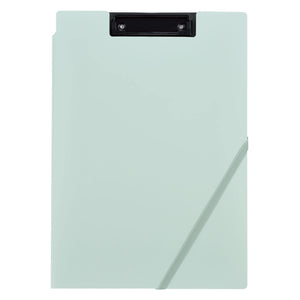 Kokuyo Clipboard Folio, Green A4 Clipboard Folder with Versatile Storage Cover. Organizing Documents Clipfolio with Elastic Band, Nursing Profile Holder for Dual Storage with Pen Slot (Joha-MC50G)