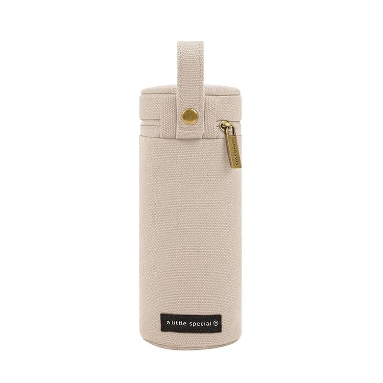 KOKUYO Cylinder Pencil Holder (Beige)