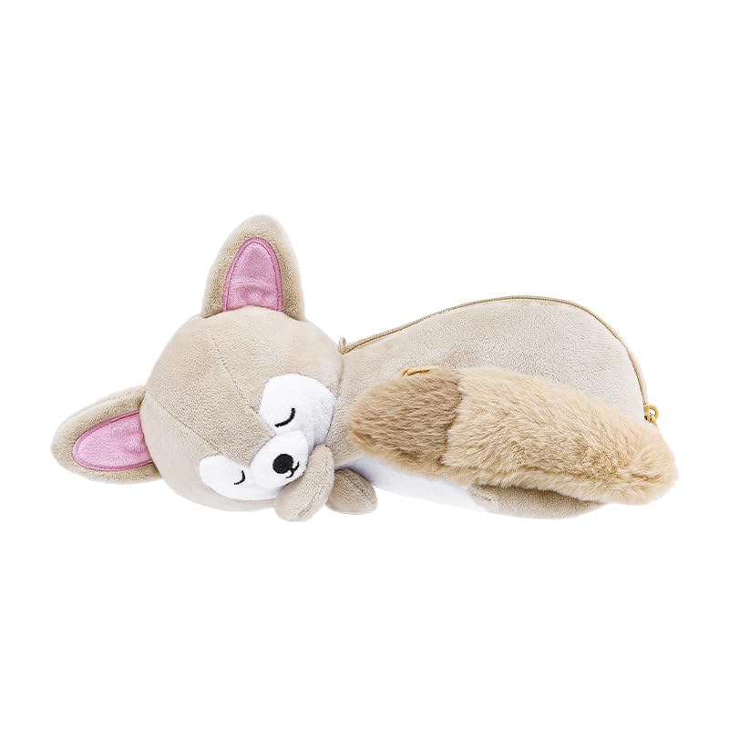 KOKUYO Animal Pencil Holder with Tail, Sand Fox (WSG-PC312-3)
