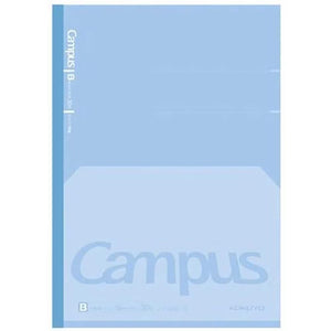KOKUYO Composition Notebook, 7 x 10 inch Kimochii Lined Notebook, 30 Sheets 6mm Dot Ruled Paper, 1 Pack Blue B5 Notebook for School and Work, School Supplies Comp Book for Note Taking, Japan Import