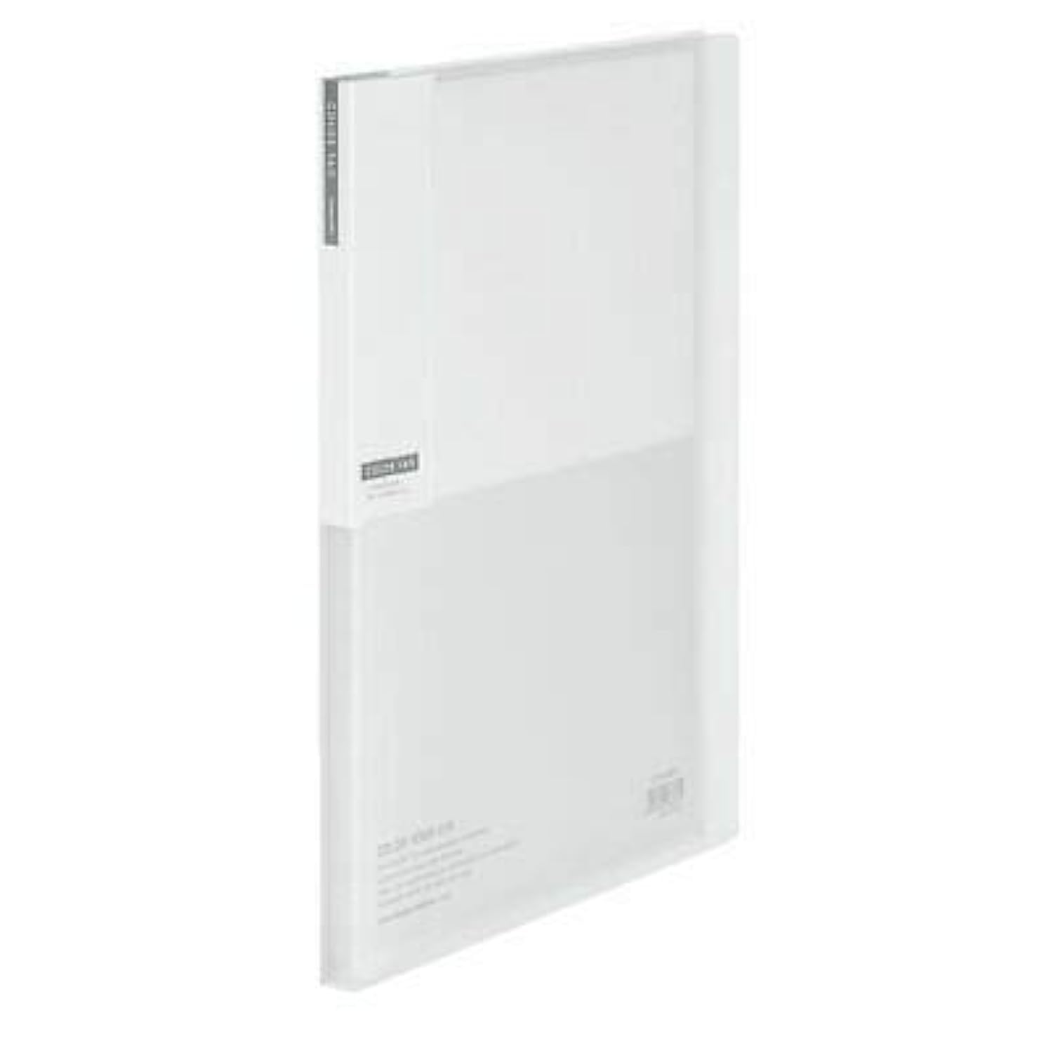 Kokuyo 20-Pocket Binder with Plastic Sleeves (Transparent), A4 Art Portfolio Folder with Clear Sheet Protectors. 40 Pages of Presentation Display Book. Japan Import (CTRA-C20T)