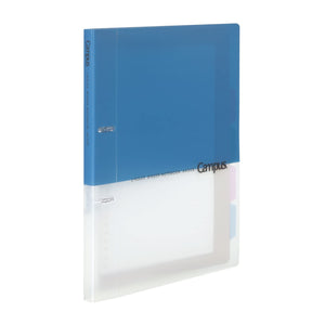 Kokuyo Campus 2-Ring Loose Leaf Binder, A4, 2 Holes, Up to 100 Sheets, Blue, Japan Import (RU-PP158B)