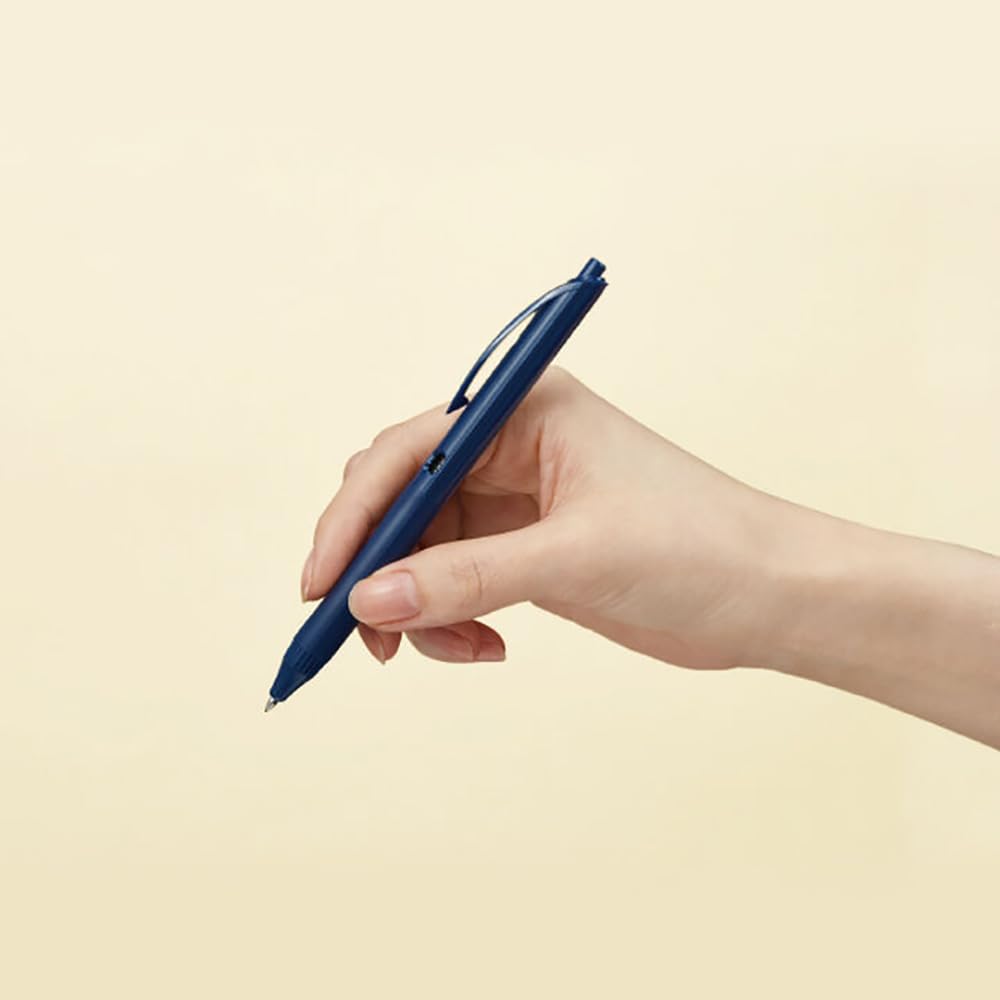 KOKUYO Me Ballpoint Pen, Black Ink 0.5mm Retractable Ball Point Writing Gel Pen, Canyon Clay, Japan Import (KME-BPEG5D102MS)