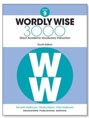 Wordly Wise 4th Edition Grade 9 SET -- Student Book, Test Booklet