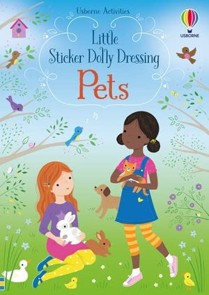 Usborne Little Sticker Dolly Dressing 5 books collection set for kids (Easter, Kittens, Parties, Pets, Princesses)