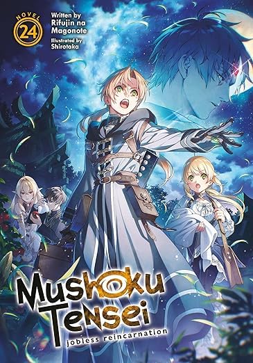 Mushoku Tensei Series. Collection Set of 6 Books, Jobless Reincarnation Light Novel Set Vol. 21-26 by Rifujin Na Magonote