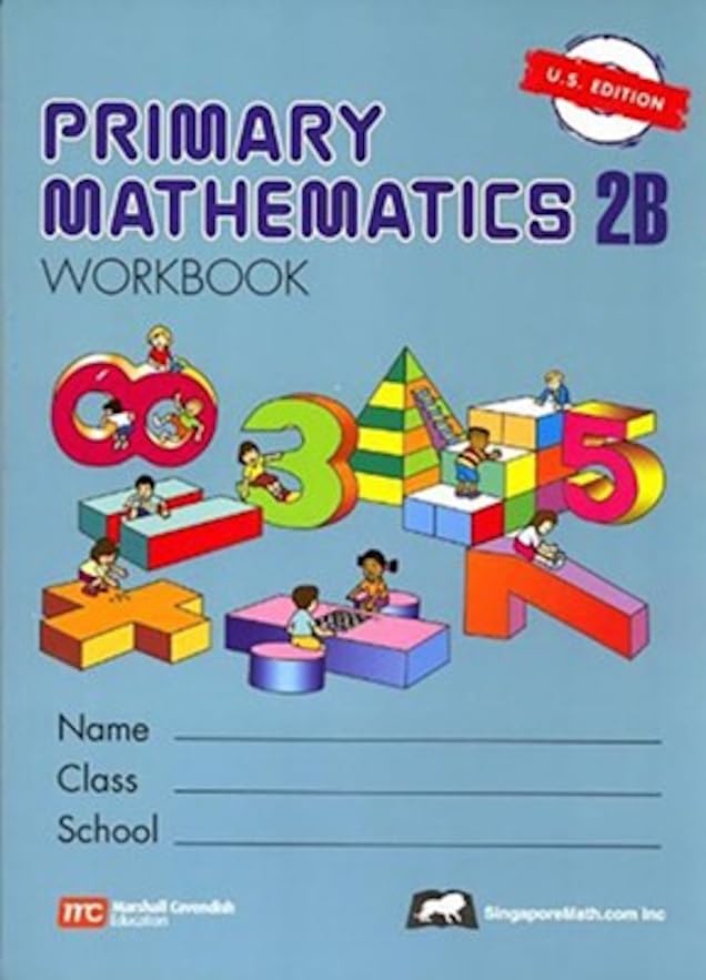 Singapore Math (Primary Mathematics) Grade 2 Kit (US Edition), Workbooks 2A and 2B, and Textbooks 2A and 2B