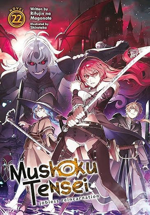 Mushoku Tensei Series. Collection Set of 6 Books, Jobless Reincarnation Light Novel Set Vol. 21-26 by Rifujin Na Magonote