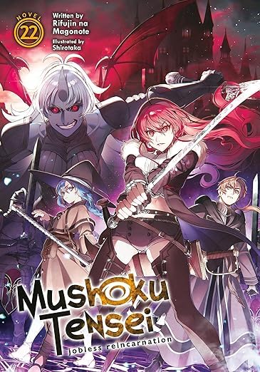 Mushoku Tensei Series. Collection Set of 6 Books, Jobless Reincarnation Light Novel Set Vol. 21-26 by Rifujin Na Magonote