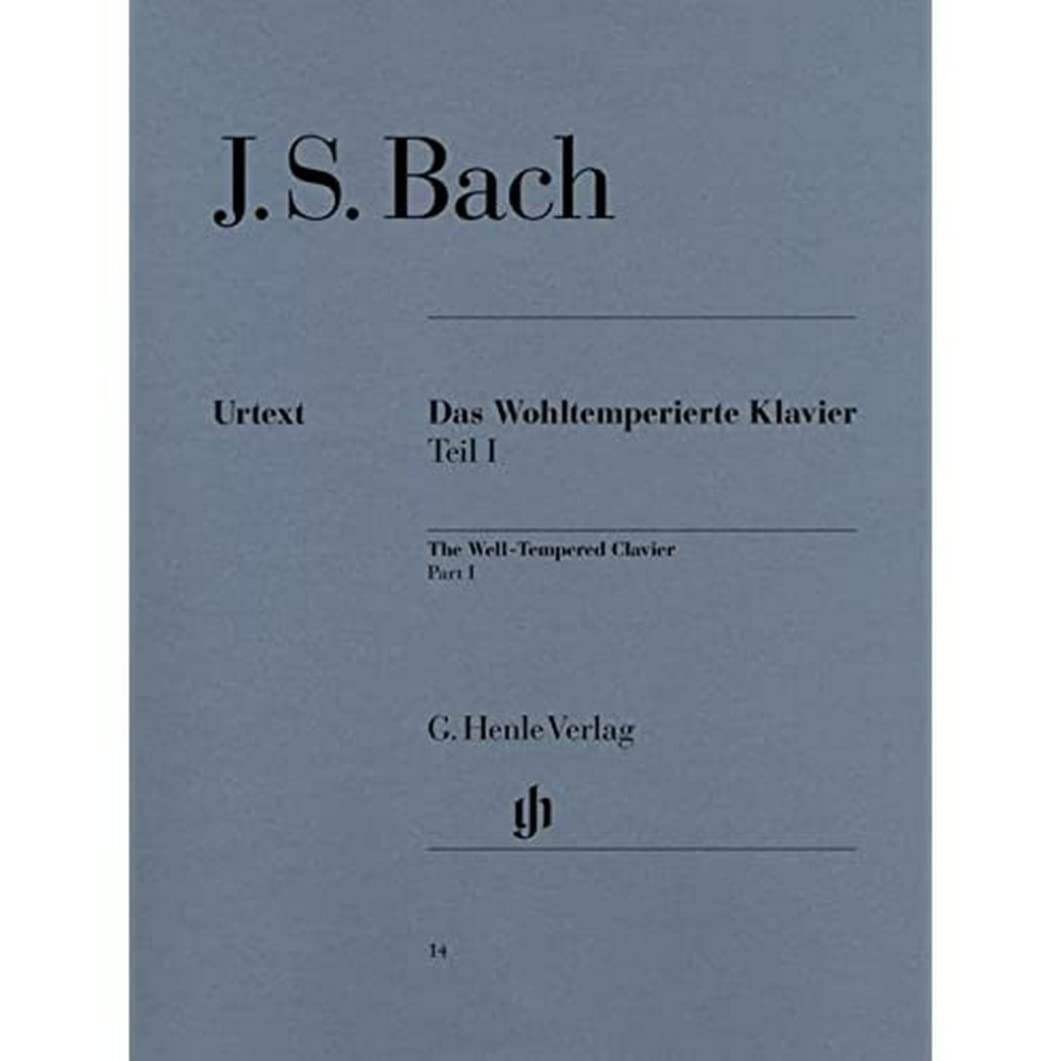 J.S. Bach: The Well-Tempered Clavier Part I BWV 846–869 | Henle Urtext Piano Sheet Music (No Fingering) | Baroque Masterwork for Study and Performance | Multilingual Songbook (English, French, German)