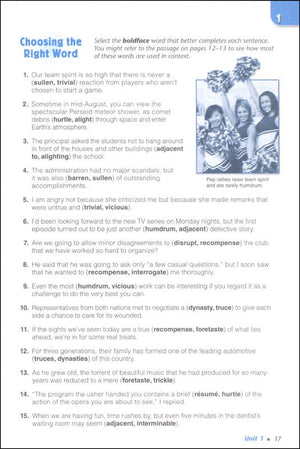 Vocabulary Workshop Enriched Level B Student Edition, Grade 7 | Vocabulary Workbook | English Language Arts