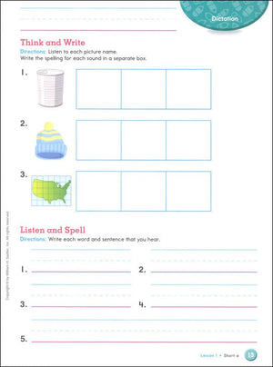 From Phonics to Reading Level A Student Edition, Grade 1 | Phonics & Reading Workbook | English Language Arts Learning Book