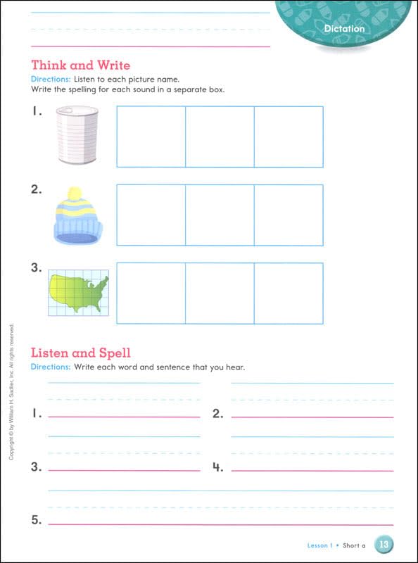 From Phonics to Reading Level A Student Edition, Grade 1 | Phonics & Reading Workbook | English Language Arts Learning Book