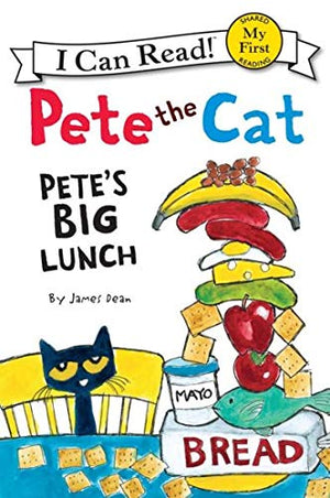 I Can Read Pete the Cat Beginning Reading Six Book Set : Pete the Cat Play Ball, Big Lunch, Sir Pete the Brave, The Surprise Teacher, Snow Daze, Too Cool for School