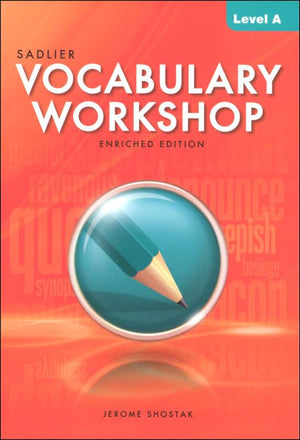 Vocabulary Workshop Enriched Student Edition Level A, Grade 6 | Vocabulary Workbook | English Language Arts Study Aid