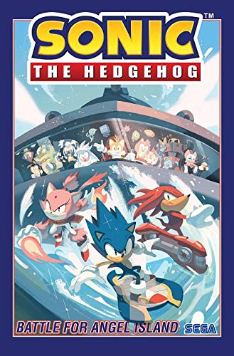 Sonic the Hedgehog Series 8 book set (vol 1-8: Fallout, The Fate of Dr. Eggman, Battle for Angel Island ,Infection,Crisis City,The Last Minute, All or Nothing,Out of the Blue)