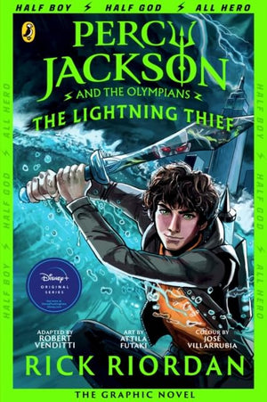Percy Jackson Graphic Novels Books 1-5 Collection Set: The Lightning Thief, Sea of Monsters, Titan's Curse, Battle of the Labyrinth, The Last Olympian