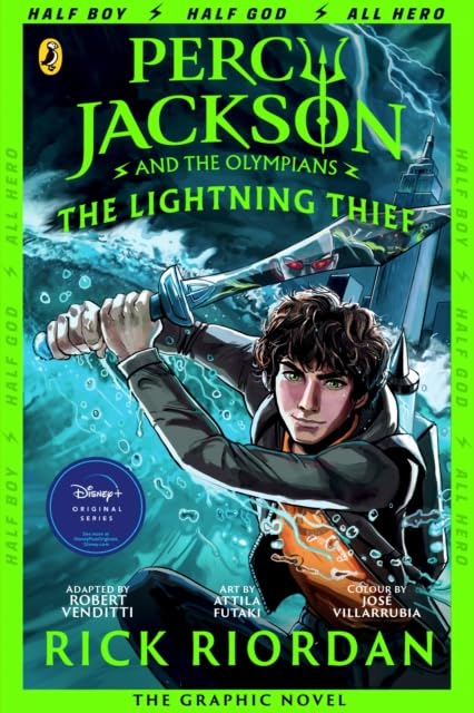 Percy Jackson Graphic Novels Books 1-5 Collection Set: The Lightning Thief, Sea of Monsters, Titan's Curse, Battle of the Labyrinth, The Last Olympian