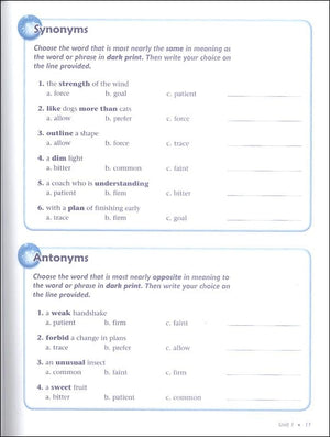 Vocabulary Workshop Enriched Green Level Student Edition, Grade 3 | Vocabulary Workbook | Elementary English Language Arts