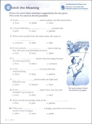Vocabulary Workshop Enriched Green Level Student Edition, Grade 3 | Vocabulary Workbook | Elementary English Language Arts