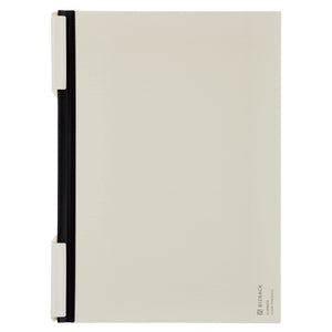 Kokuyo Bizrack Clipnote Punchless, Clip Folder, Holds up to 25 Sheets, A4-S, Off-White, Japan Import (NO-BRCN202W)