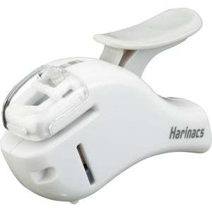 Kokuyo Stapleless Stapler, Harinacs Handheld Staple-Free, Up to 5 Sheets No Staple Binding, Portable Holeless Compact Alpha, White, Japan Import (SLN-MSH305W)