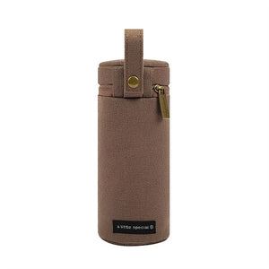 KOKUYO Cylinder Pencil Holder, Brown (WSG-PCS262NDS)