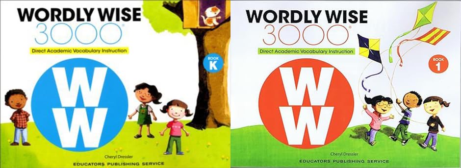 Wordly Wise Series, 2 Books Student Set -Wordly Wise 3000® 4th Edition Student Book K + Student Book 1 (Direct Academic Vocabulary Instruction)