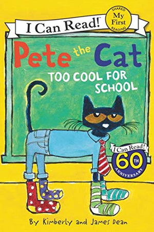 I Can Read Pete the Cat Beginning Reading Six Book Set : Pete the Cat Play Ball, Big Lunch, Sir Pete the Brave, The Surprise Teacher, Snow Daze, Too Cool for School