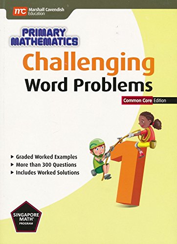 Singapore Math 3 Books Set for Grade 1 - Singapore Math Intensive Practice 1A & 1B, Challenging Word Problems Grade 1