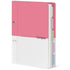 KOKUYO 5 Subject Spiral Notebook Journal, Campus 110 Sheets A4 Refillable Notebook with Dividers Tabs, College Ruled Binder Notebook for Work School Note taking, Light Pink, Japan Import